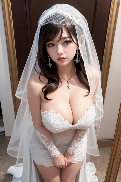 AI-Generated Beauty ~ Sexy Wedding Dresses