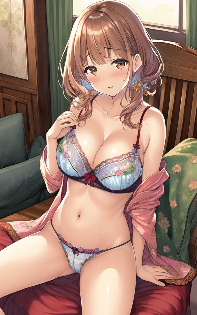 Blonde Girls in Lingerie (AI Generated)