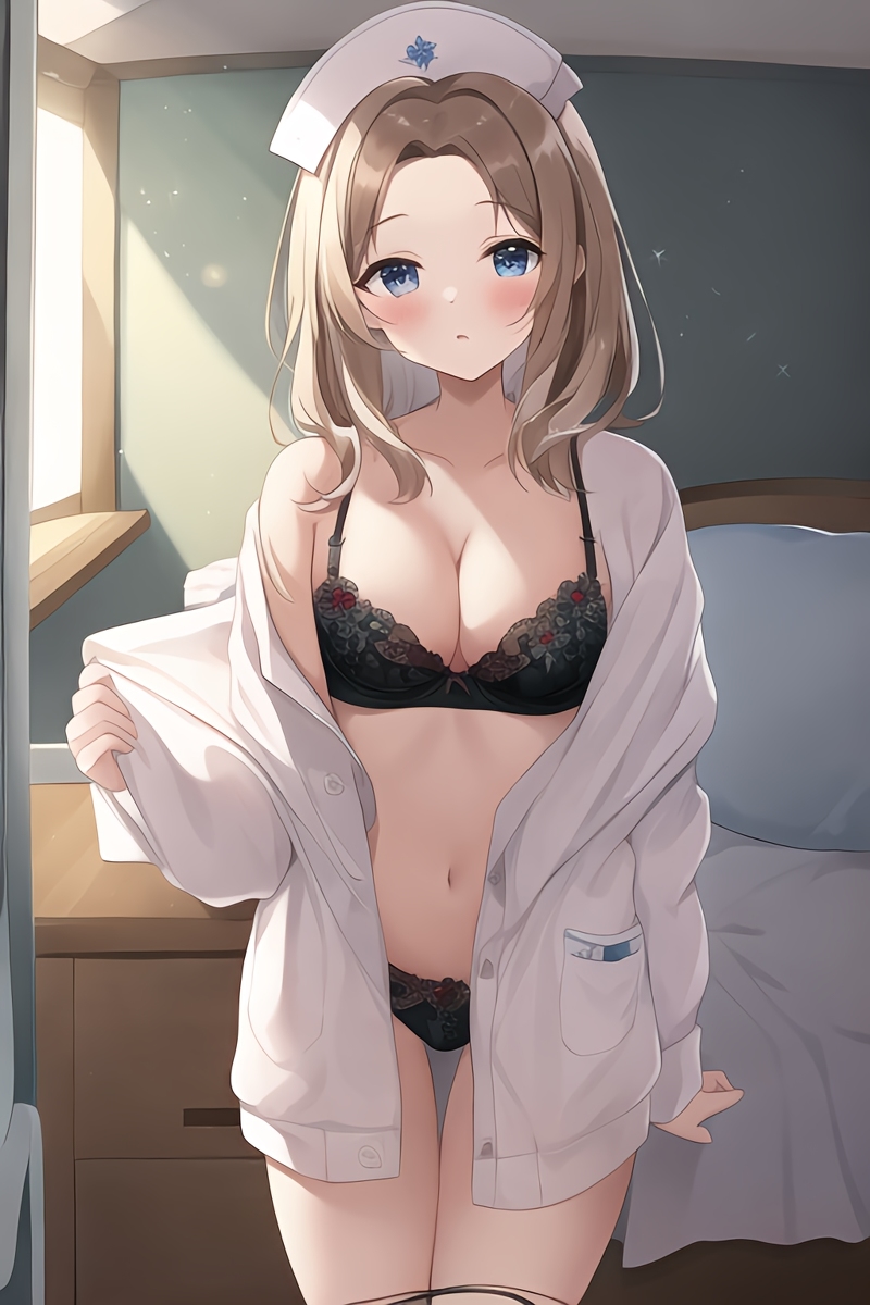 Blonde Girls in Lingerie (AI Generated)