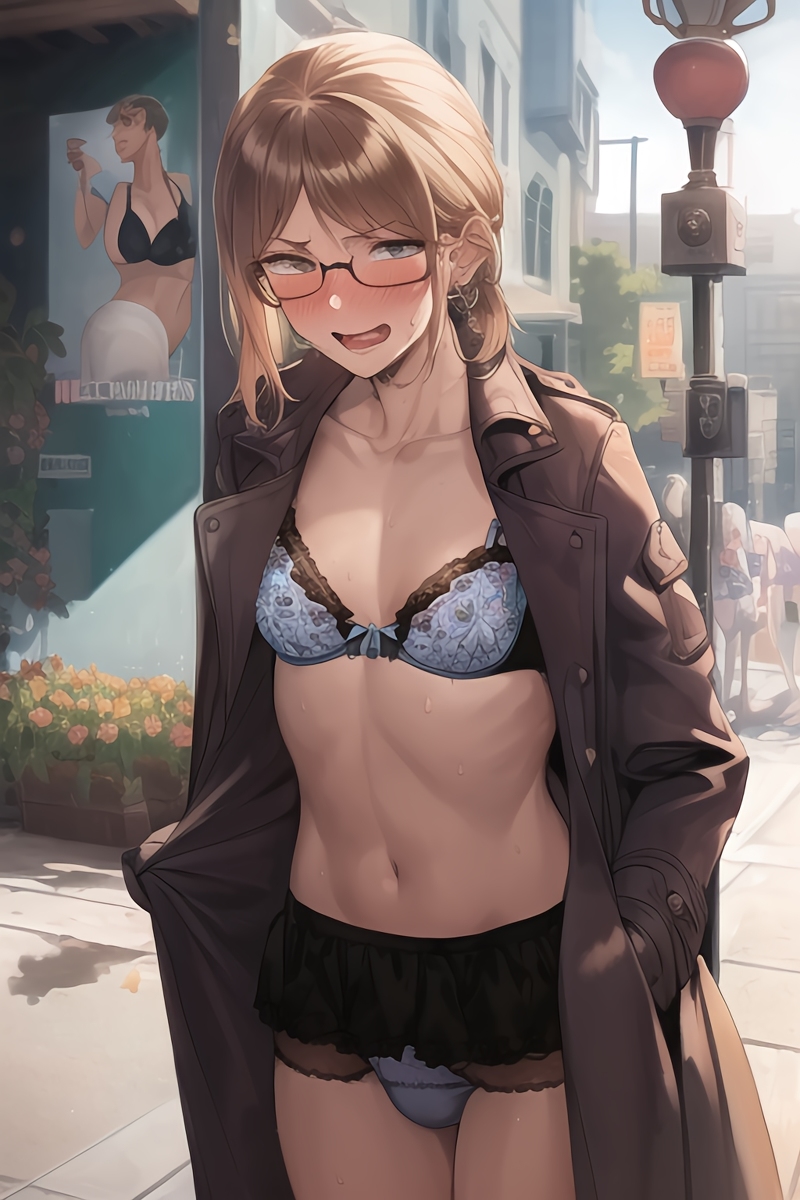 Blonde Girls in Lingerie (AI Generated)