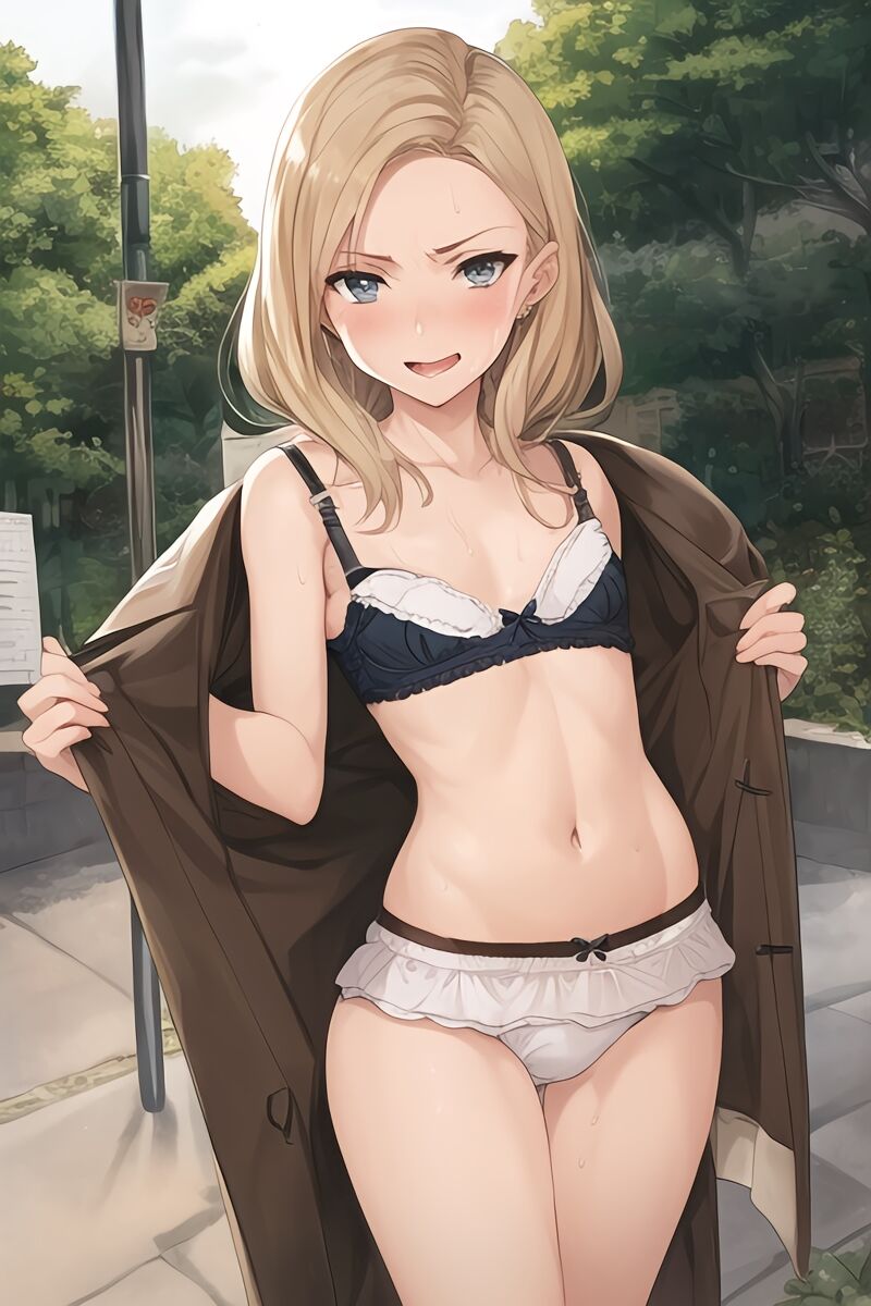 Blonde Girls in Lingerie (AI Generated)