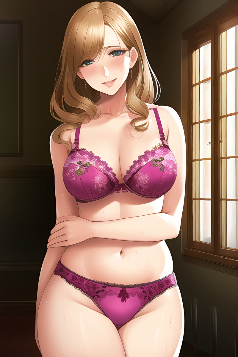 Blonde Girls in Lingerie (AI Generated)