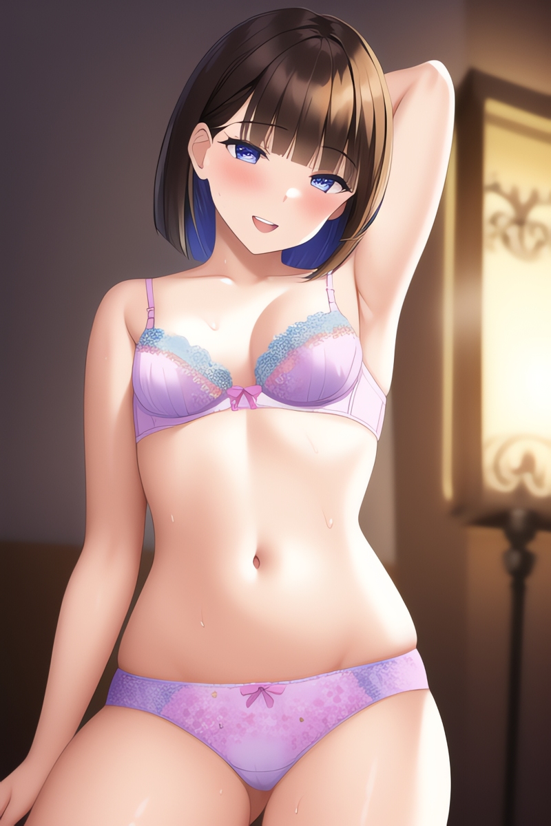 Brunette Lingerie Girls (AI Generated)