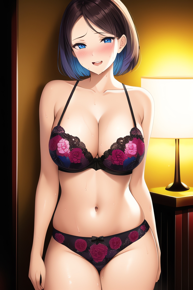 Brunette Lingerie Girls (AI Generated)