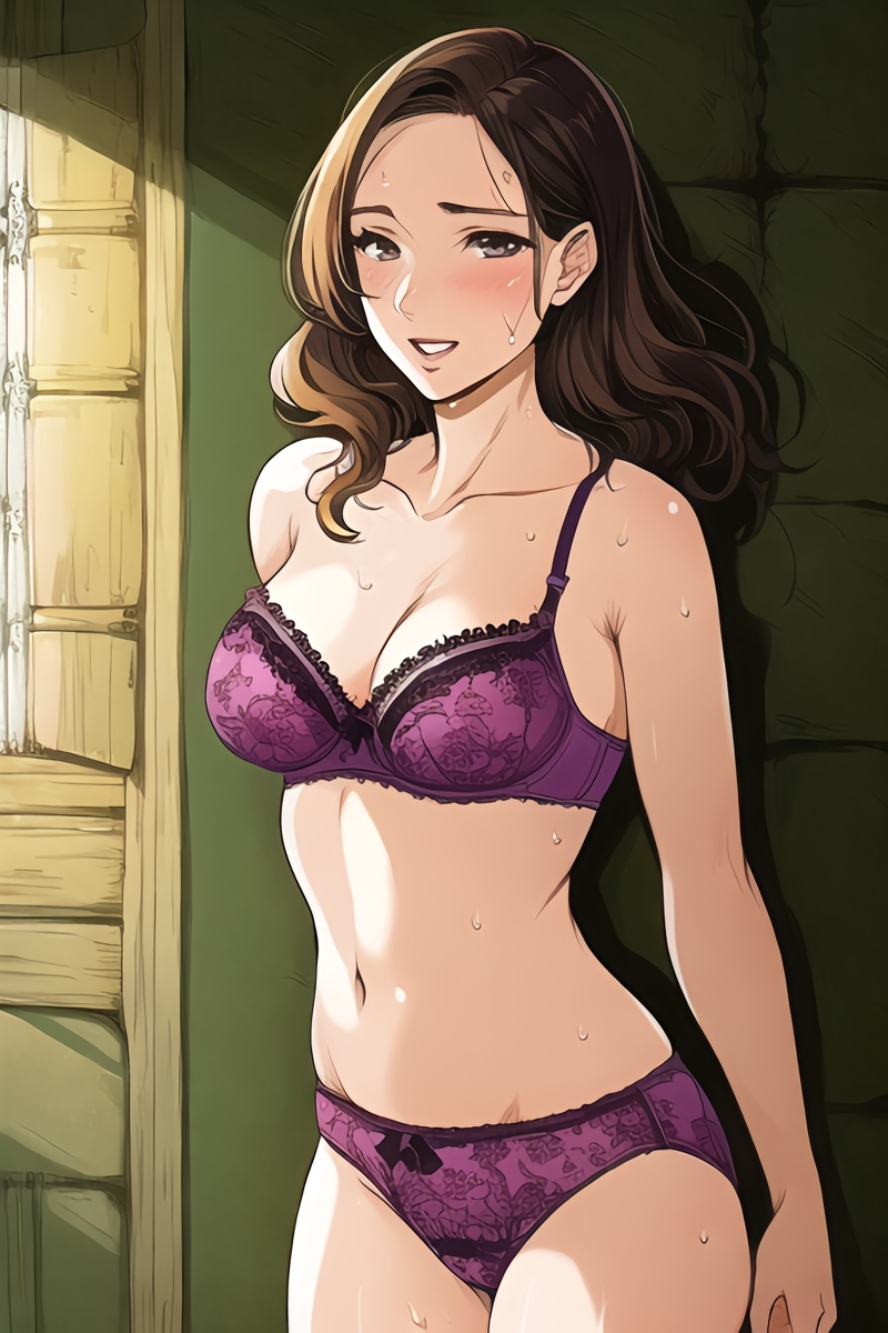 Brunette Lingerie Girls (AI Generated)