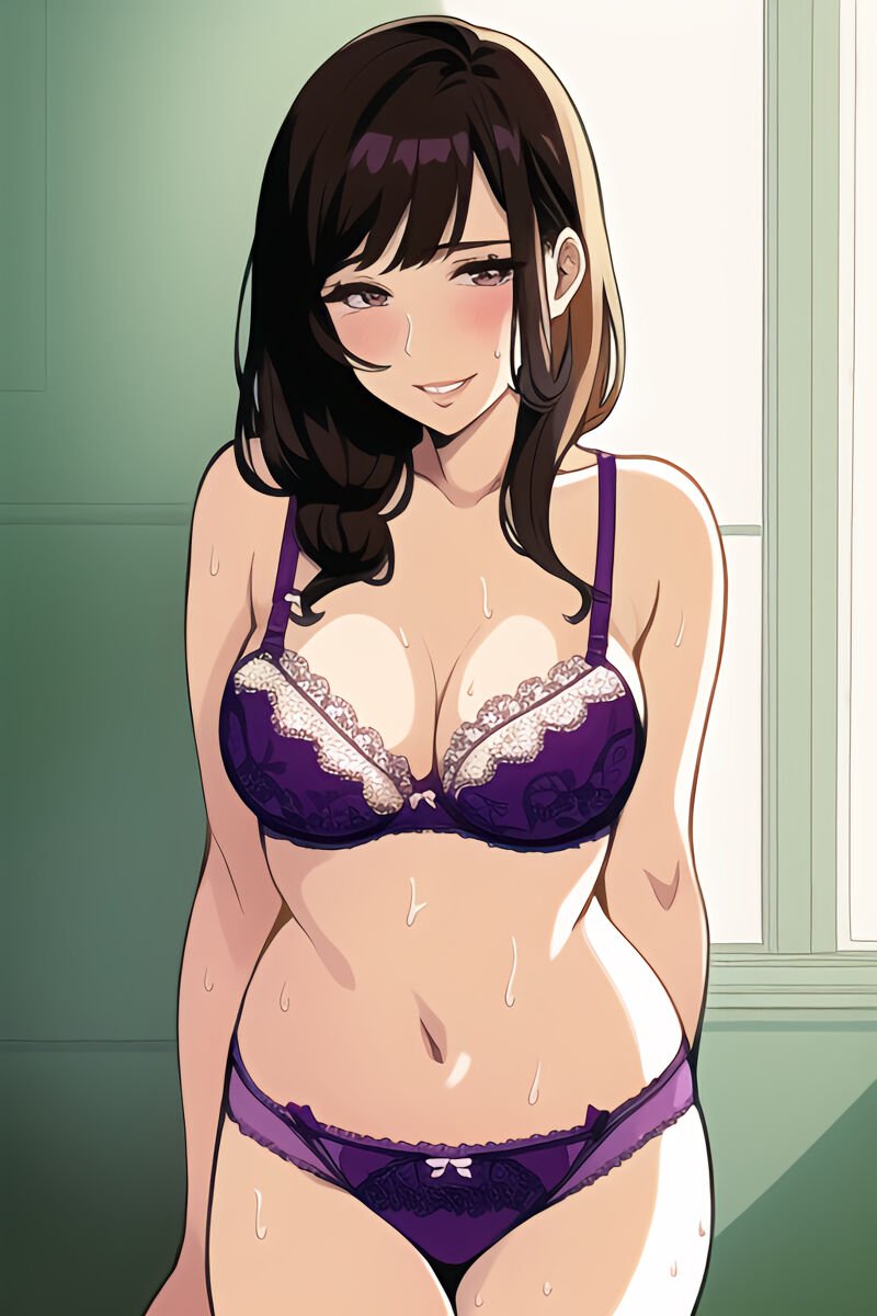 Brunette Lingerie Girls (AI Generated)