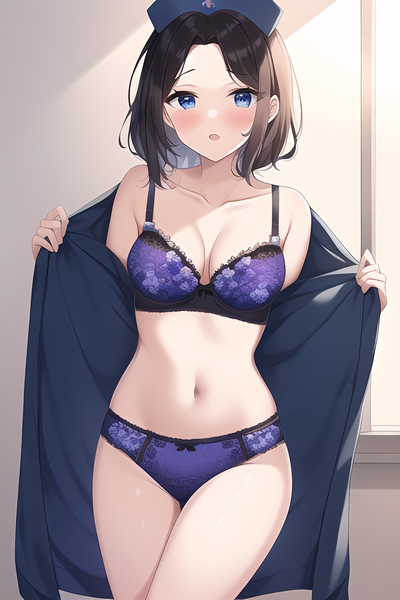 Brunette Lingerie Girls (AI Generated)