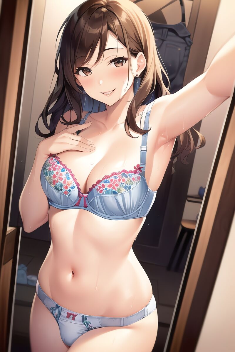 Brunette Lingerie Girls (AI Generated)