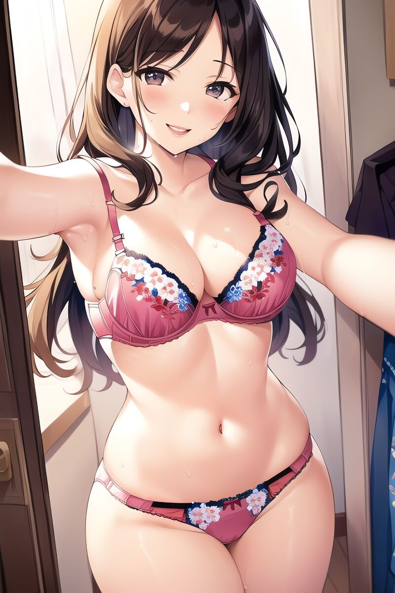 Brunette Lingerie Girls (AI Generated)