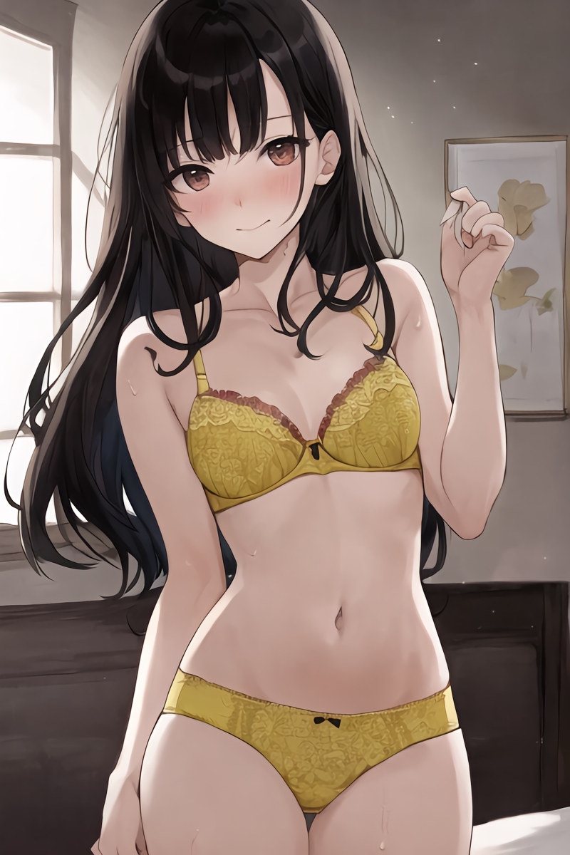 Brunette Lingerie Girls (AI Generated)