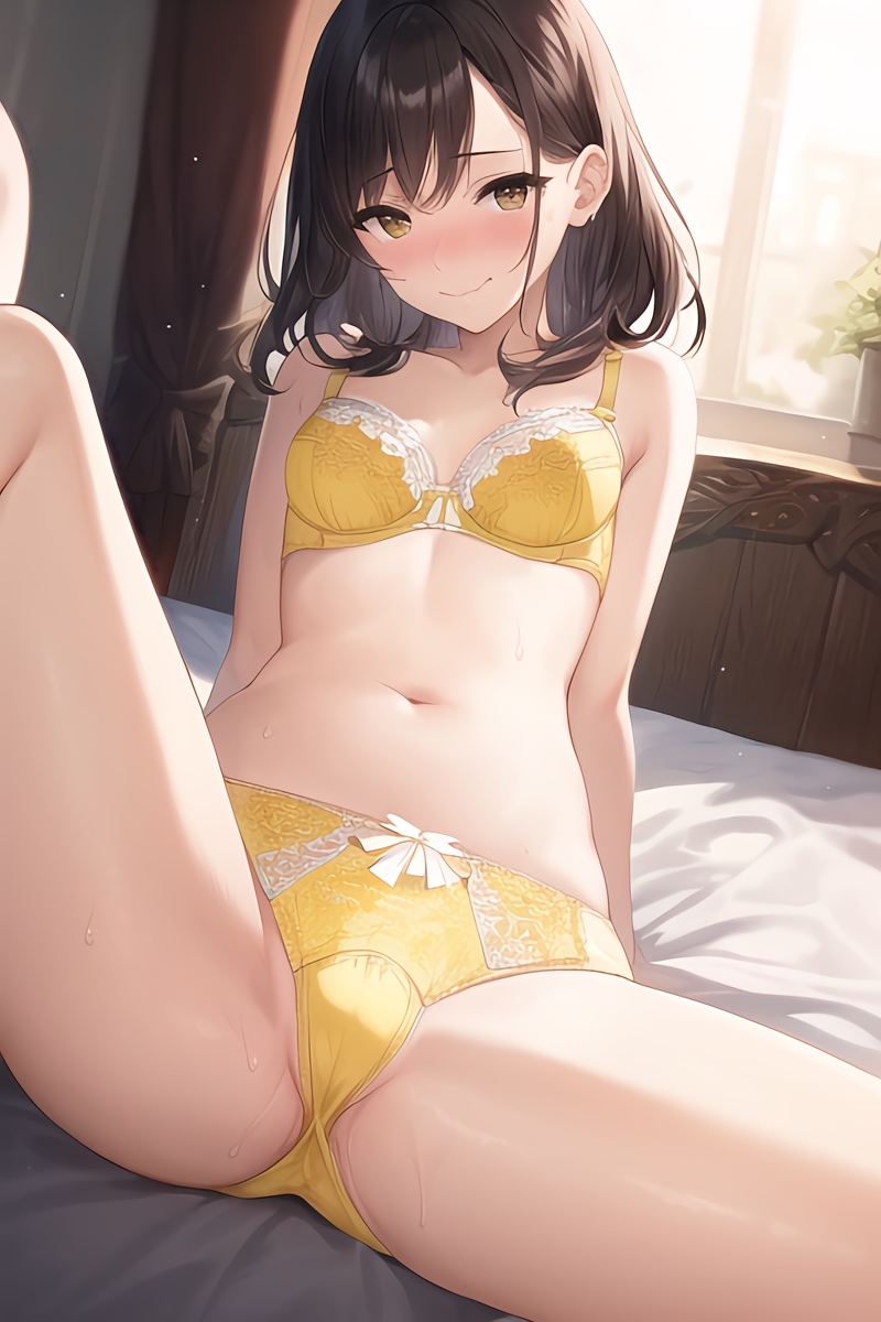 Brunette Lingerie Girls (AI Generated)