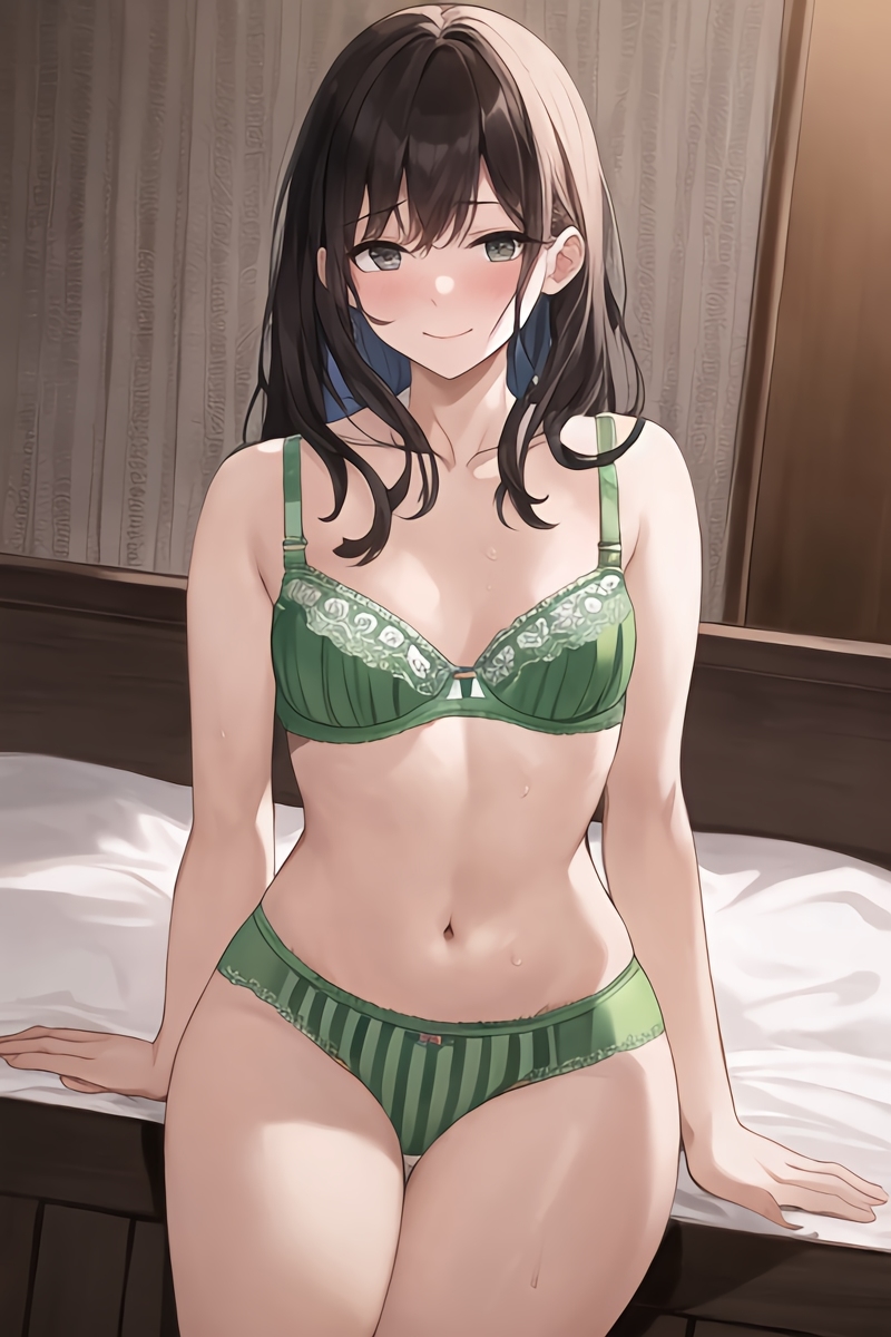 Brunette Lingerie Girls (AI Generated)