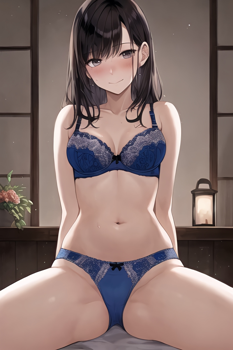 Brunette Lingerie Girls (AI Generated)