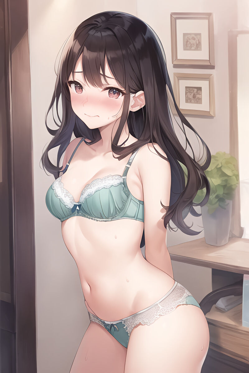 Brunette Lingerie Girls (AI Generated)