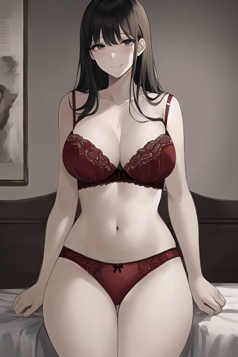 Brunette Lingerie Girls (AI Generated)