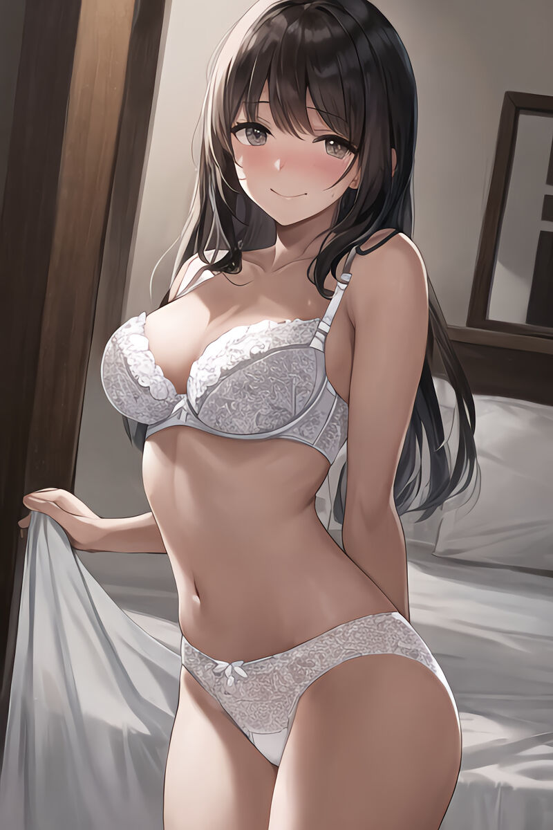 Brunette Lingerie Girls (AI Generated)