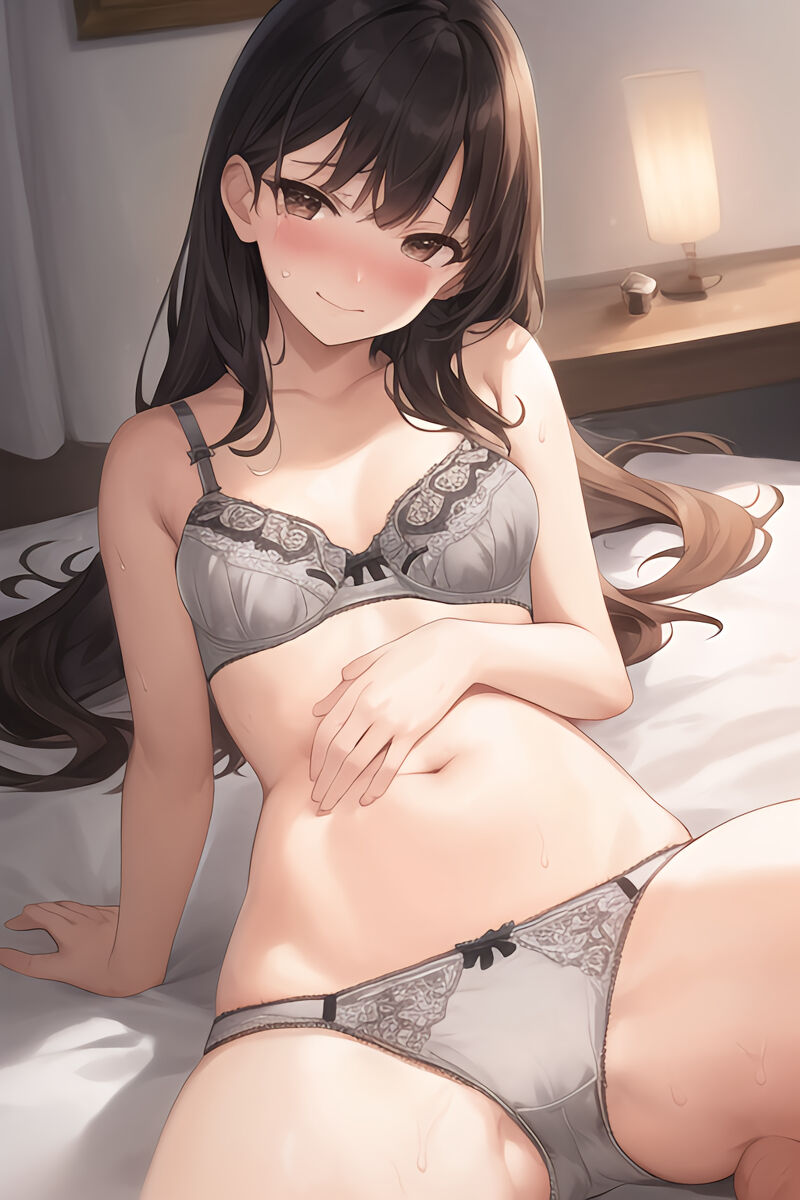 Brunette Lingerie Girls (AI Generated)