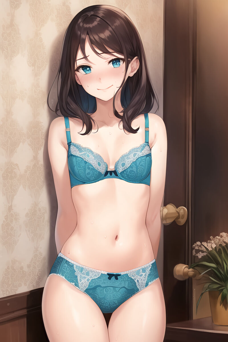 Brunette Lingerie Girls (AI Generated)