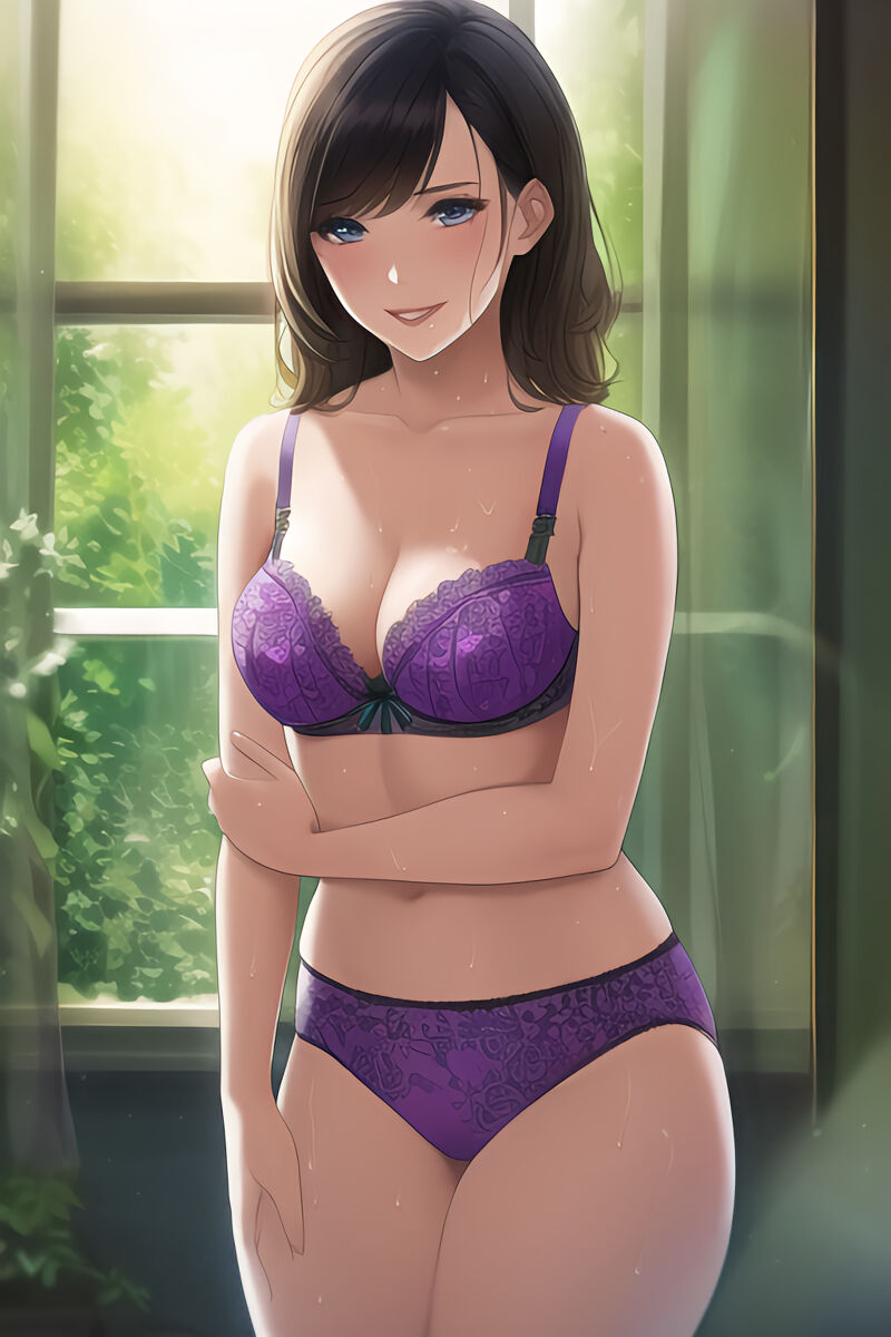 Brunette Lingerie Girls (AI Generated)