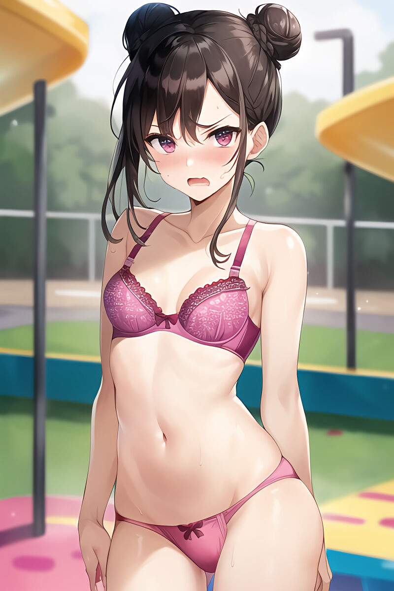 Brunette Lingerie Girls (AI Generated)