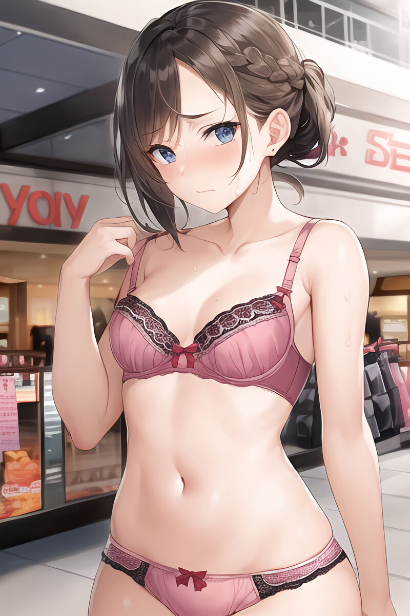 Brunette Lingerie Girls (AI Generated)