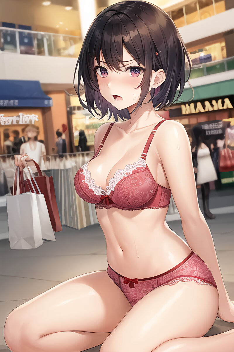 Brunette Lingerie Girls (AI Generated)
