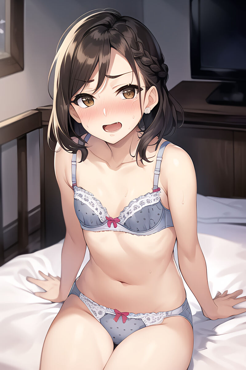 Brunette Lingerie Girls (AI Generated)