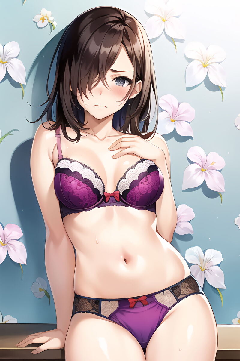 Brunette Lingerie Girls (AI Generated)