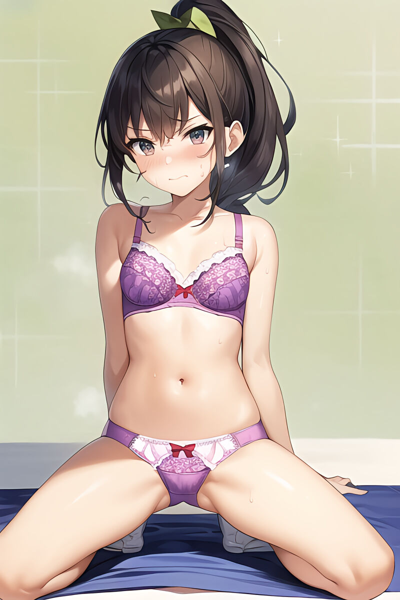 Brunette Lingerie Girls (AI Generated)