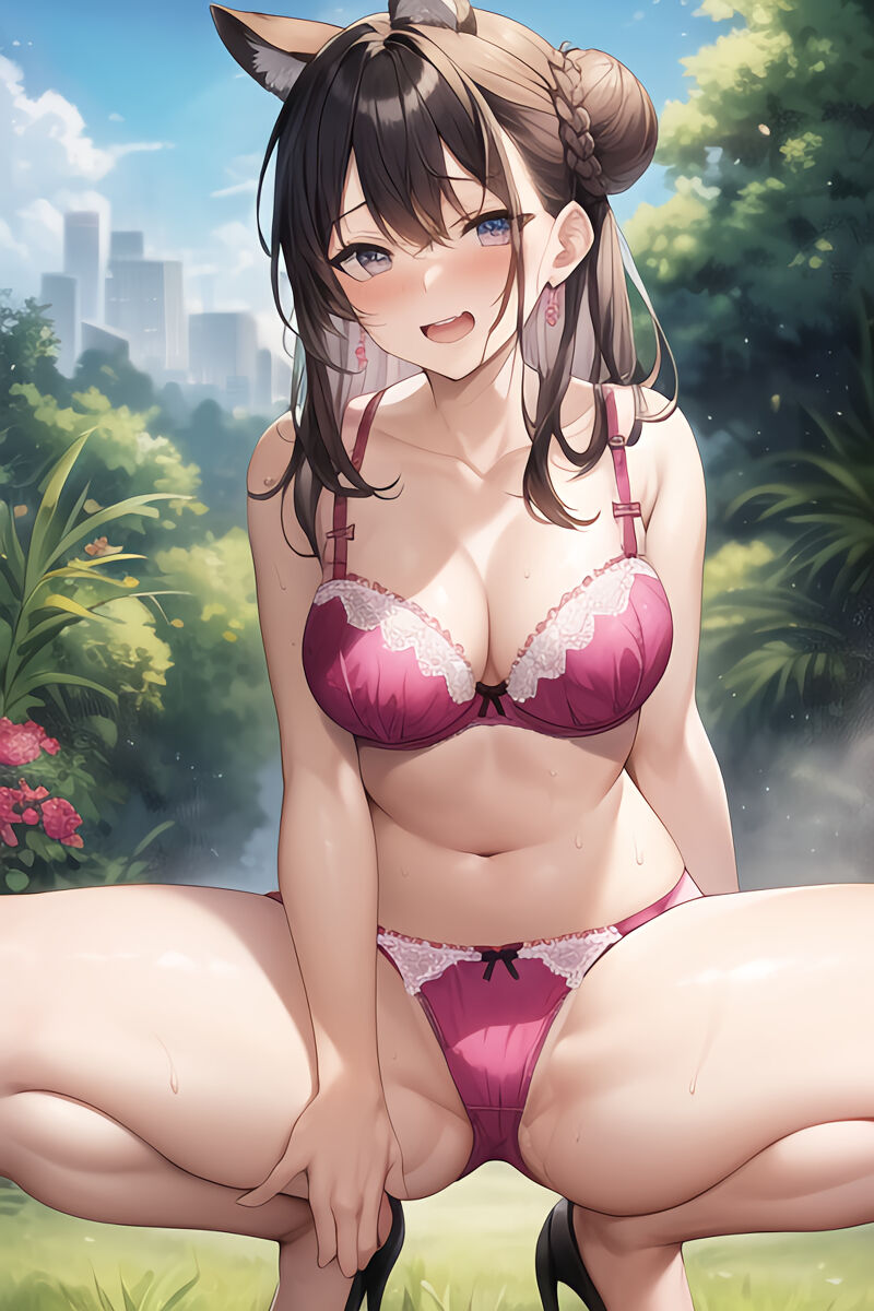 Brunette Lingerie Girls (AI Generated)