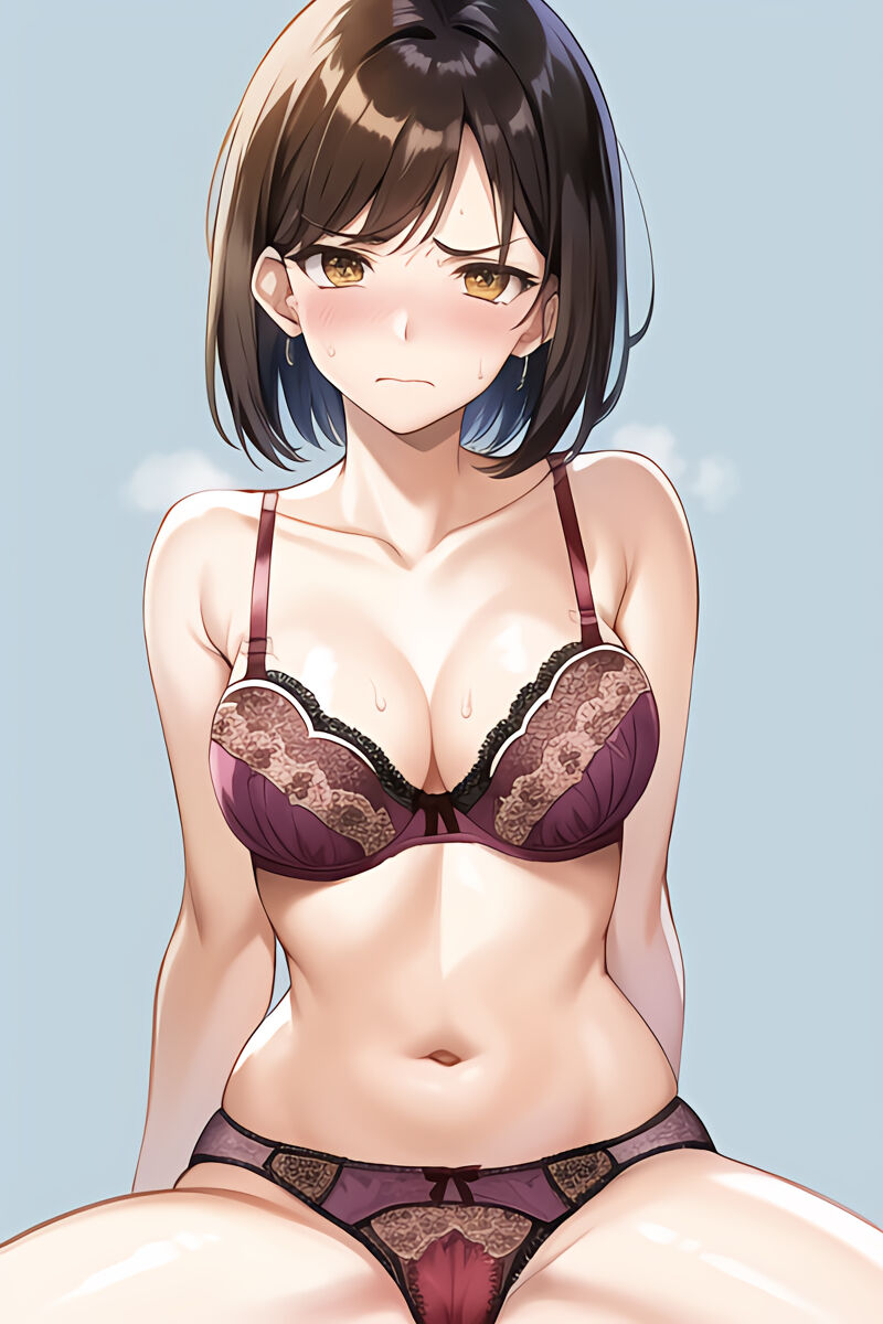 Brunette Lingerie Girls (AI Generated)