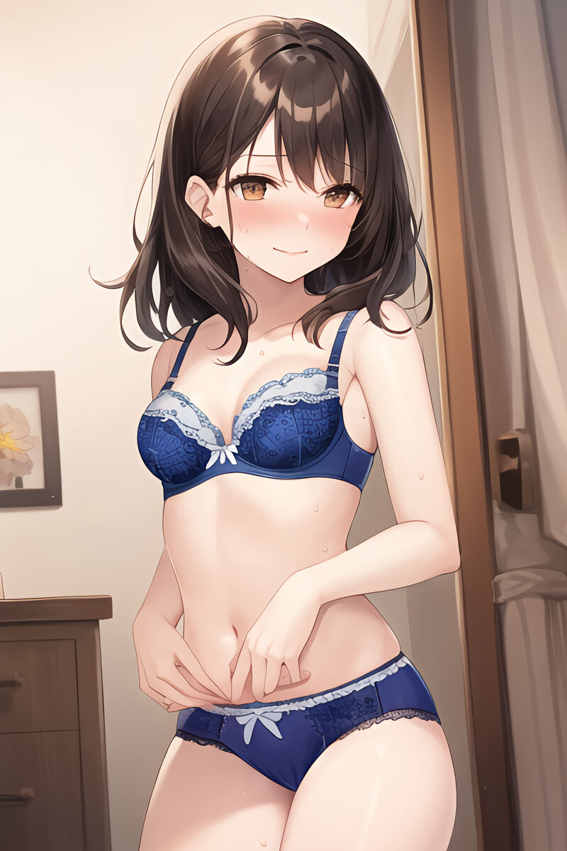 Brunette Lingerie Girls (AI Generated)