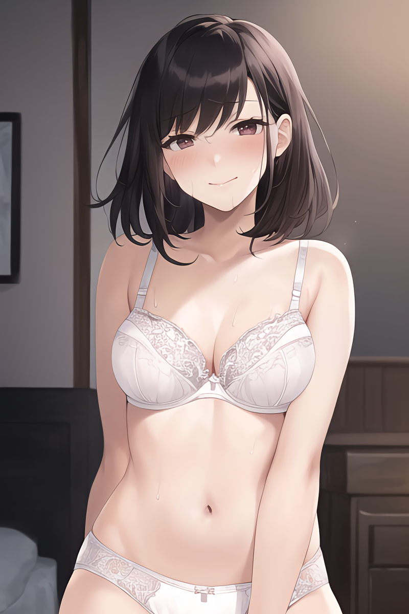 Brunette Lingerie Girls (AI Generated)