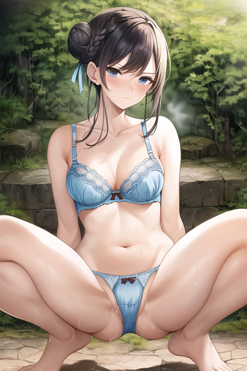 Brunette Lingerie Girls (AI Generated)