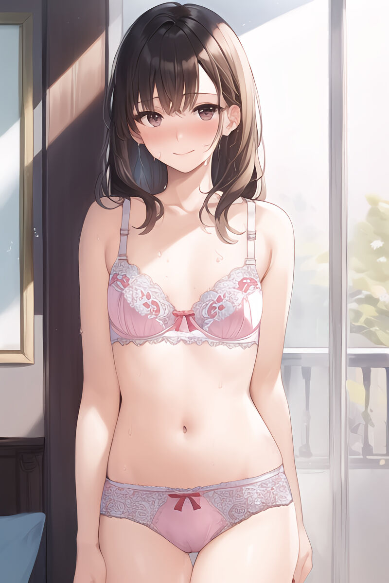 Brunette Lingerie Girls (AI Generated)