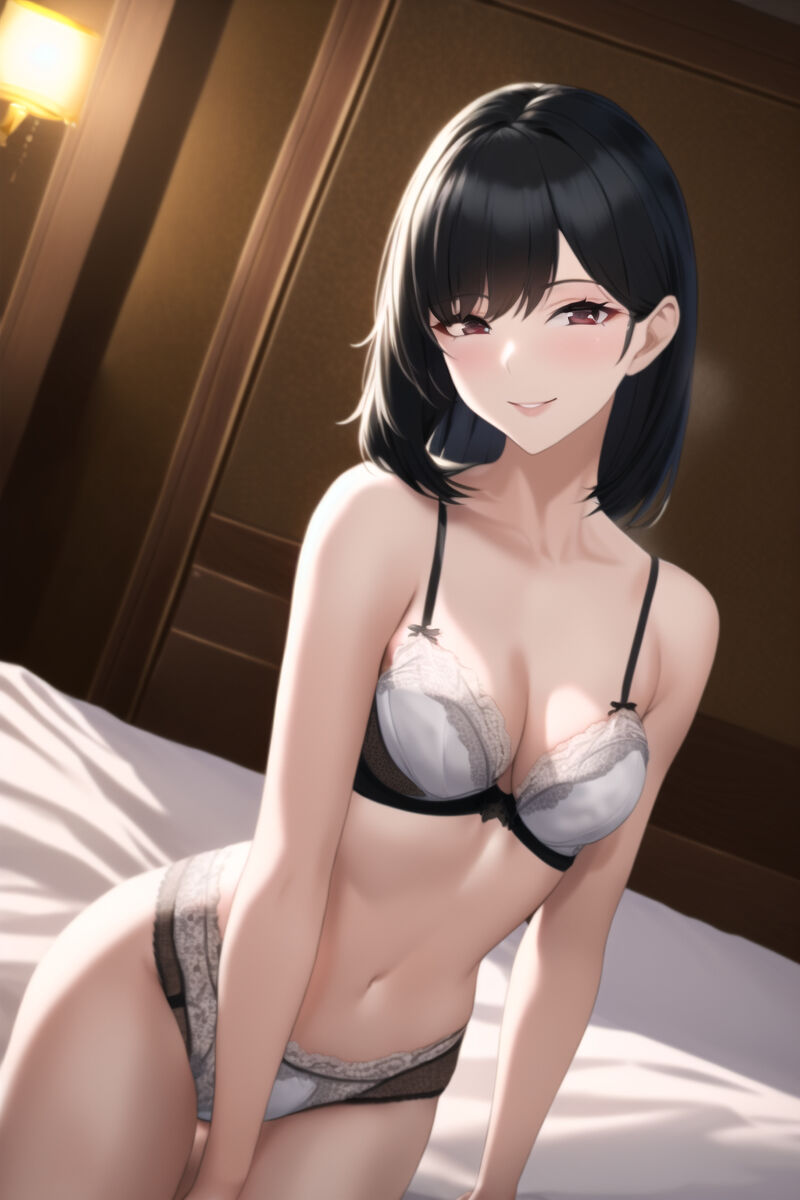 Brunette Lingerie Girls (AI Generated)