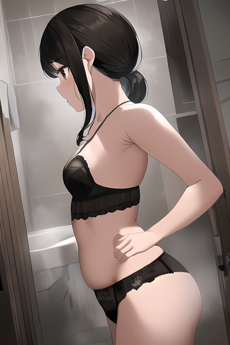 Brunette Lingerie Girls (AI Generated)