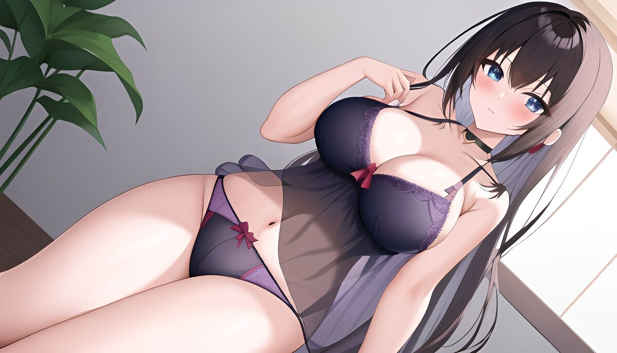 Brunette Lingerie Girls (AI Generated)