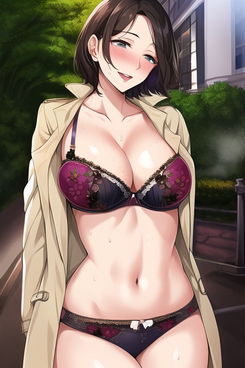 Curvy Burnette Women in Lingerie (AI Generated)