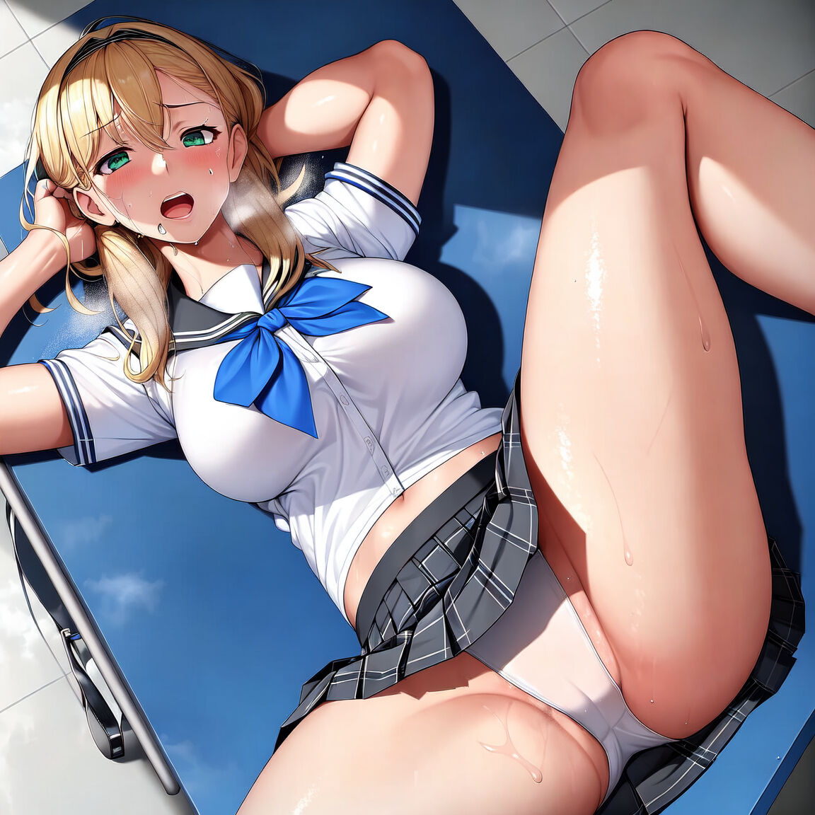 Girls Showing Panties (AI Generated)
