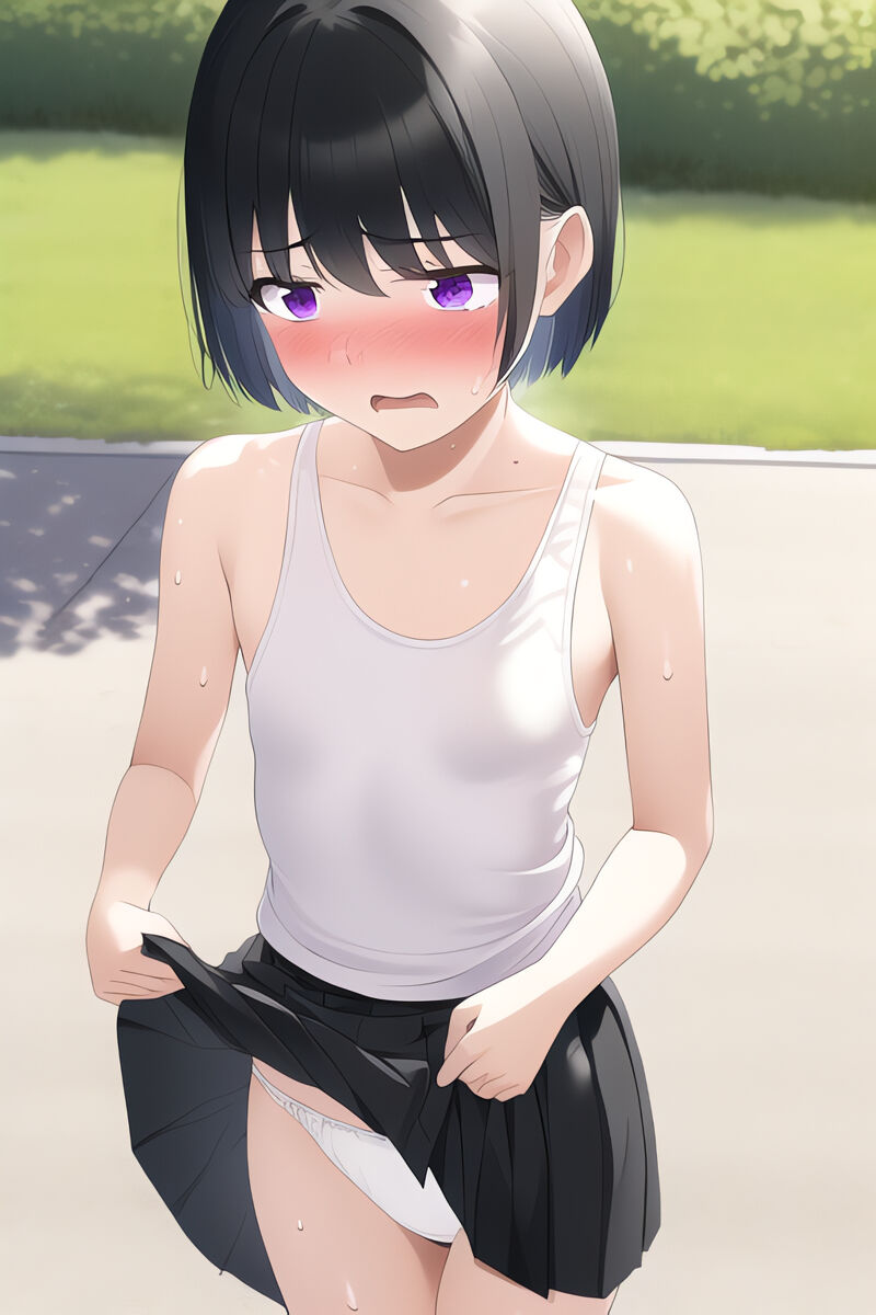 Girls Showing Panties (AI Generated)
