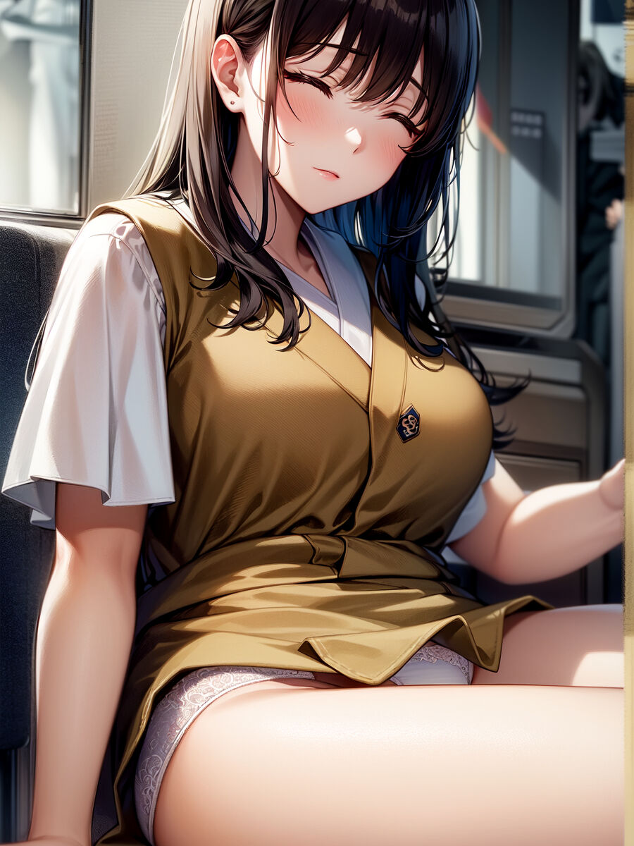 Girls Showing Panties (AI Generated)