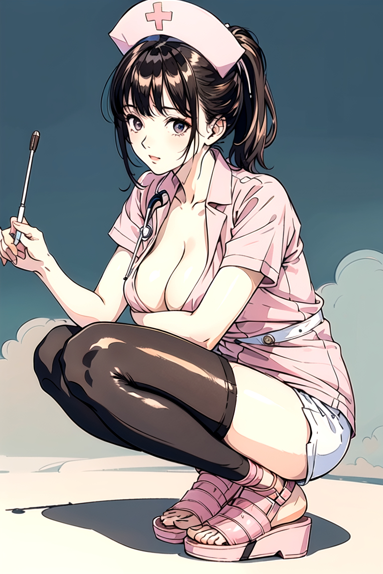 AI生成美女~As D-squatting