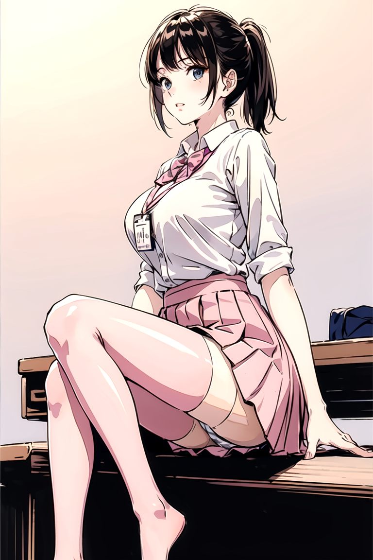 AI生成美女~As D-sitting
