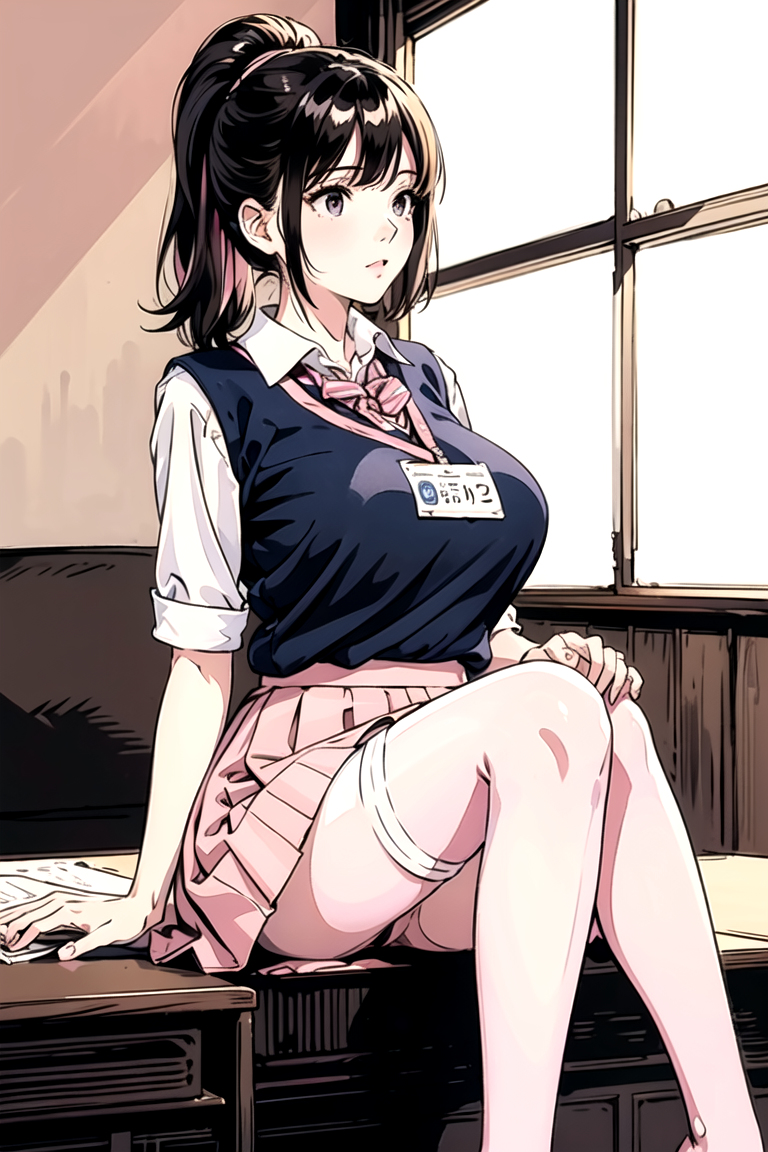 AI生成美女~As D-sitting