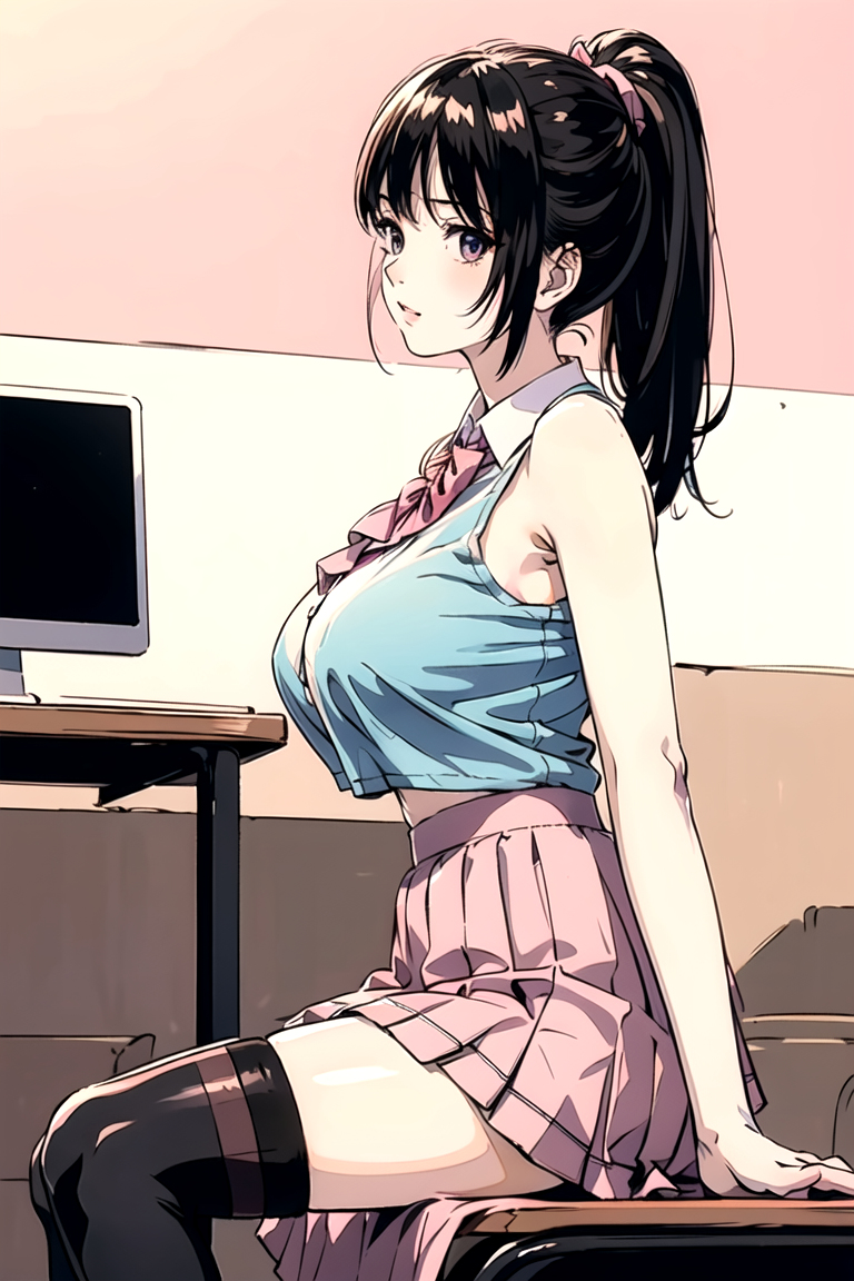 AI生成美女~As D-sitting