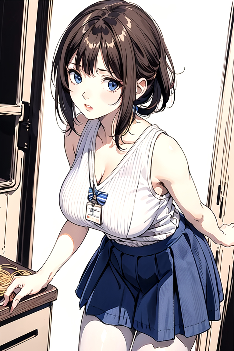 AI生成美女~As D-謝罪は常識であるとき胸露出した！(道歉時露胸是常識！)