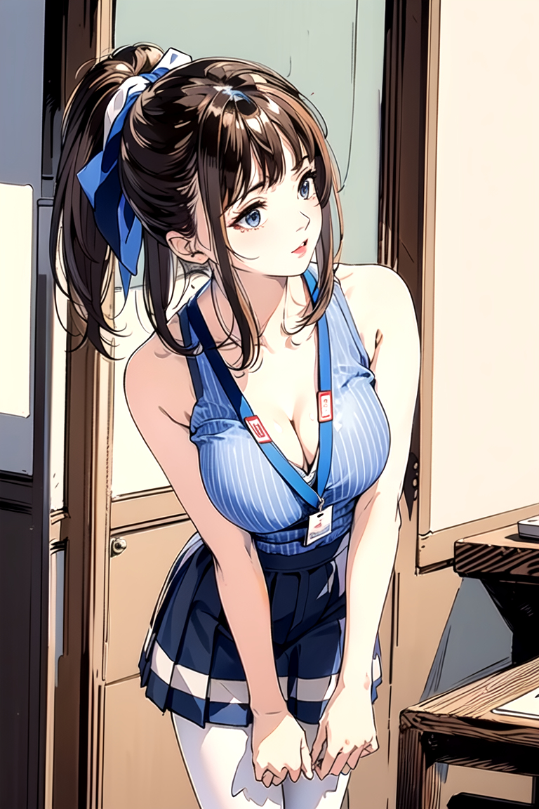 AI生成美女~As D-謝罪は常識であるとき胸露出した！(道歉時露胸是常識！)
