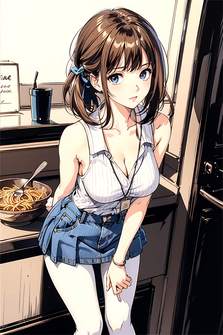 AI生成美女~As D-謝罪は常識であるとき胸露出した！(道歉時露胸是常識！)