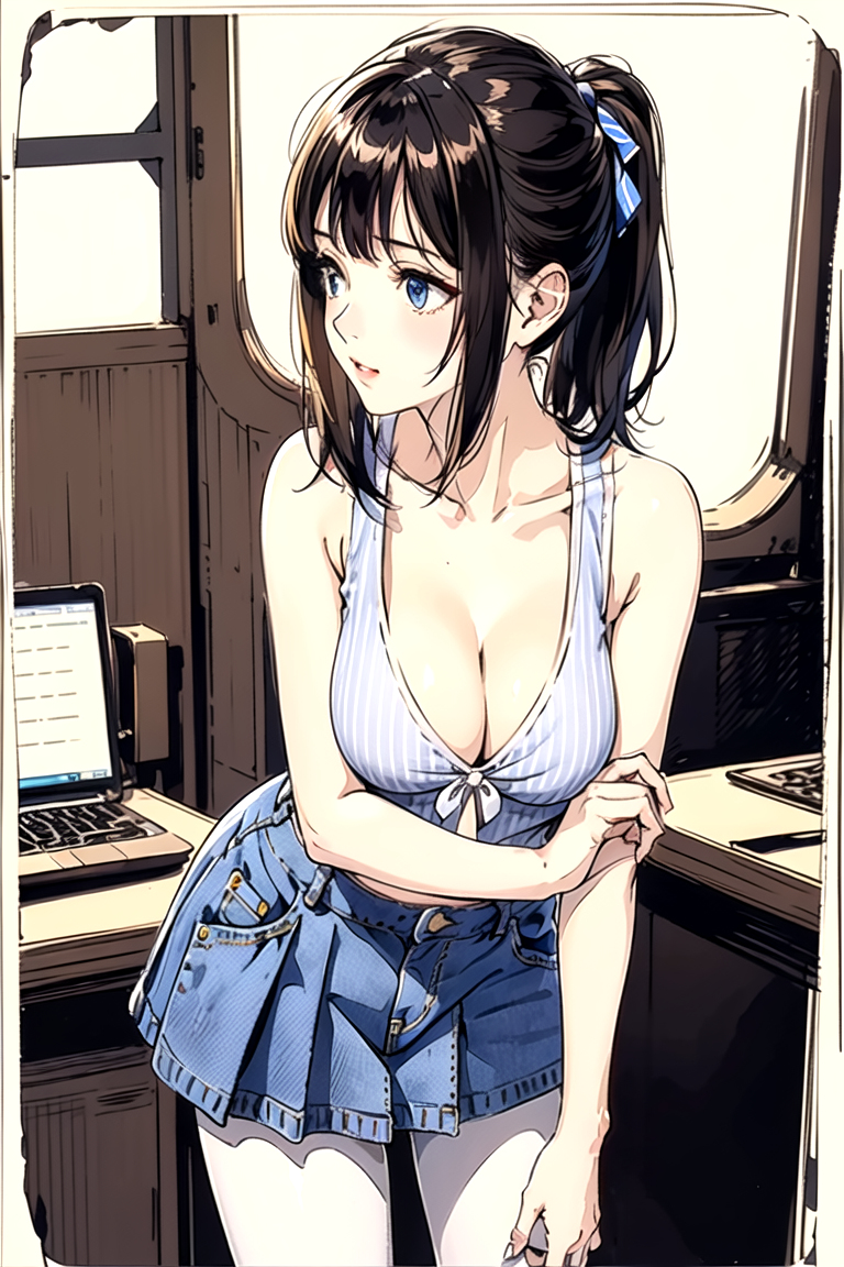 AI生成美女~As D-謝罪は常識であるとき胸露出した！(道歉時露胸是常識！)
